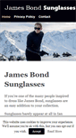 Mobile Screenshot of jamesbondsunglasses.com